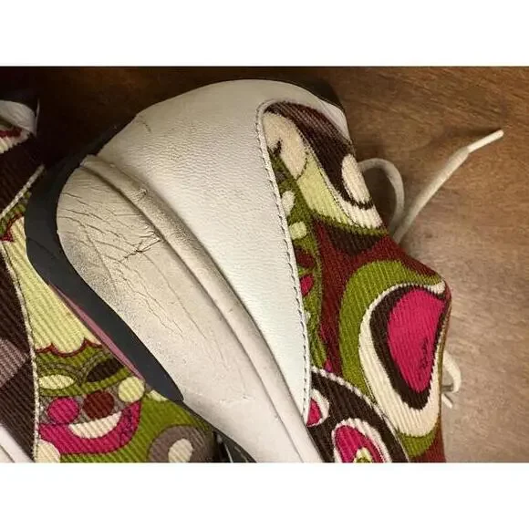 Emilio Pucci Colorful Patterned Sneakers SZ 38 (7.5-8) - Picture 10 of 14